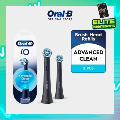 ORAL-B iO Ultimate Clean White Brush Heads Refill Black 2s