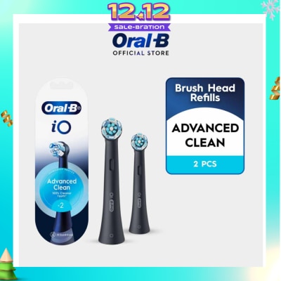 ORAL-B iO Ultimate Clean White Brush Heads Refill Black 2s