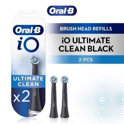 ORAL-B iO Ultimate Clean White Brush Heads Refill Black 2s