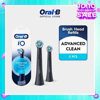 ORAL-B iO Ultimate Clean White Brush Heads Refill Black 2s