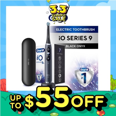 ORAL-B iO 9 Series Rechargeable Electric Toothbrush Black Onyx (Magnetic Charger Included) 1s