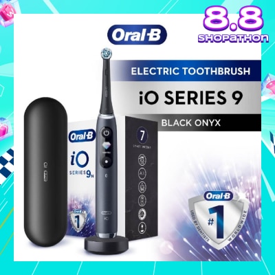 ORAL-B iO 9 Series Rechargeable Electric Toothbrush Black Onyx (Magnetic Charger Included) 1s
