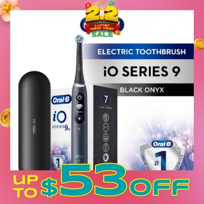 ORAL-B iO 9 Series Rechargeable Electric Toothbrush Black Onyx (Magnetic Charger Included) 1s