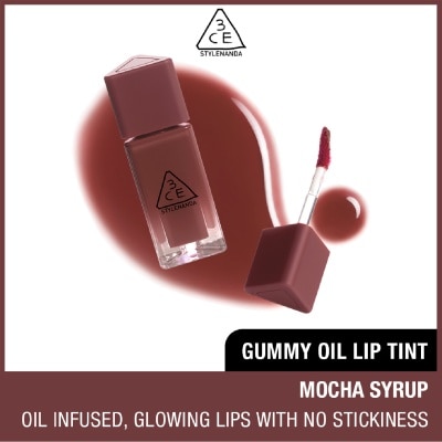3CE - Gummy Oil Lip Tint #05 Mocha Syrup 1s