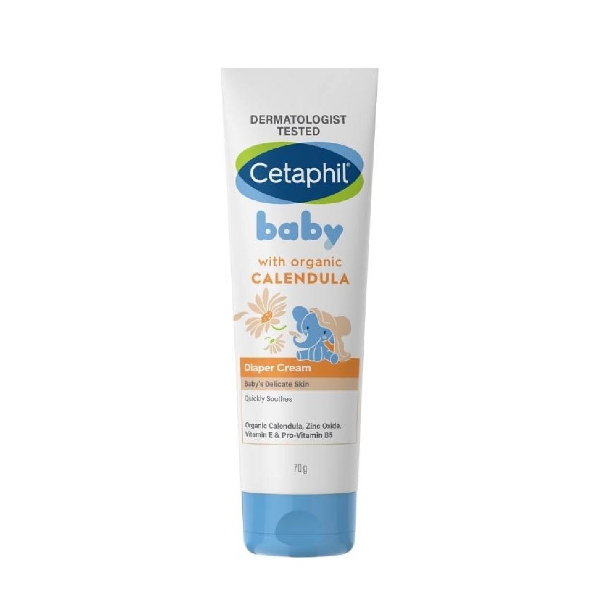 Diaper Cream with Organic Calendula (Soothe & Protect Baby's Delicate Skin) 70g