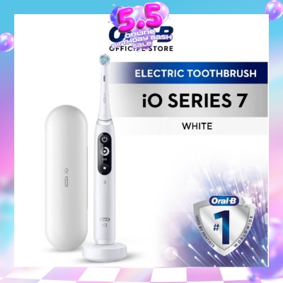 ORAL-B - iO 7 Series Rechargeable Electric Toothbrush White Alabaster (Magnetic Charger Included) 1s