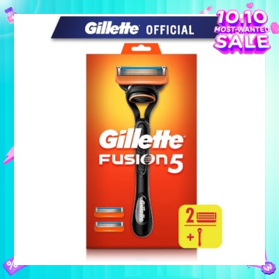 GILLETTE Fusion5 Razor 1s + Replacement Cartridge 2s