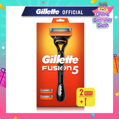 GILLETTE Fusion5 Razor 1s + Replacement Cartridge 2s