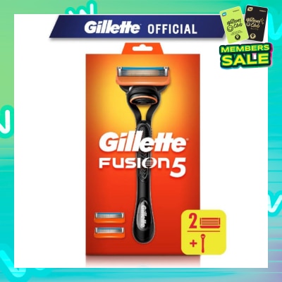 GILLETTE Fusion5 Razor 1s + Replacement Cartridge 2s