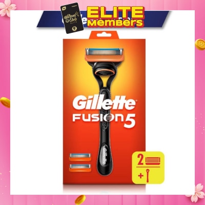 GILLETTE Fusion5 Razor 1s + Replacement Cartridge 2s