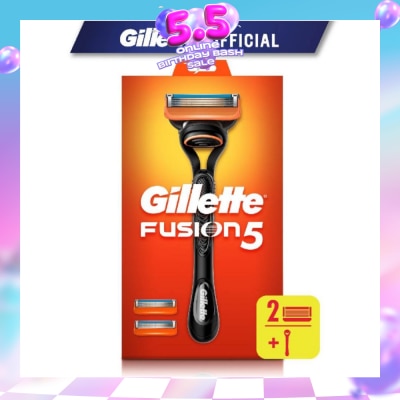 GILLETTE - Fusion5 Razor 1s + Replacement Cartridge 2s