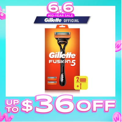 GILLETTE - Fusion5 Razor 1s + Replacement Cartridge 2s