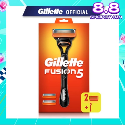 GILLETTE Fusion5 Razor 1s + Replacement Cartridge 2s