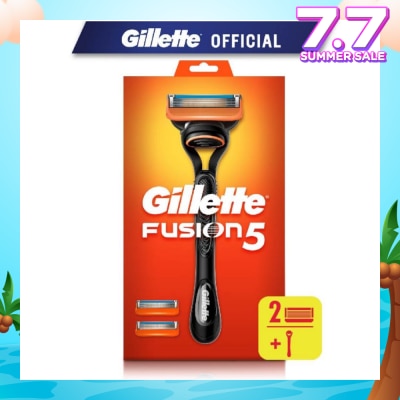 GILLETTE Fusion5 Razor 1s + Replacement Cartridge 2s