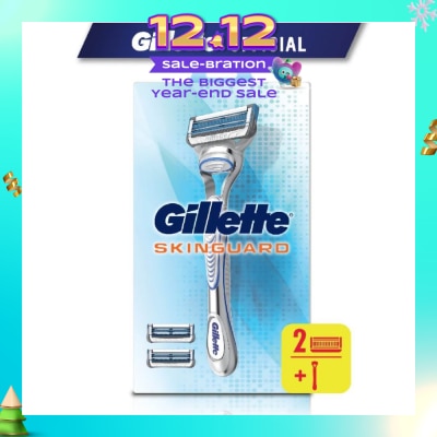 GILLETTE SkinGuard Razor 1s + Replacement Cartridge 1s