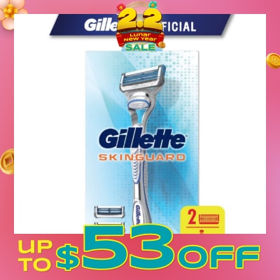 GILLETTE SkinGuard Razor 1s + Replacement Cartridge 1s
