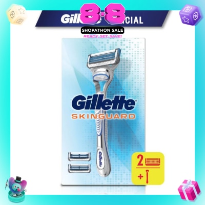 GILLETTE - SkinGuard Razor 1s + Replacement Cartridge 1s