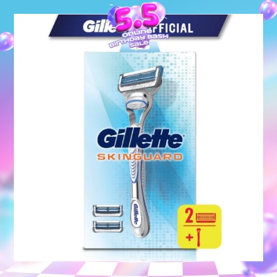 GILLETTE - SkinGuard Razor 1s + Replacement Cartridge 1s