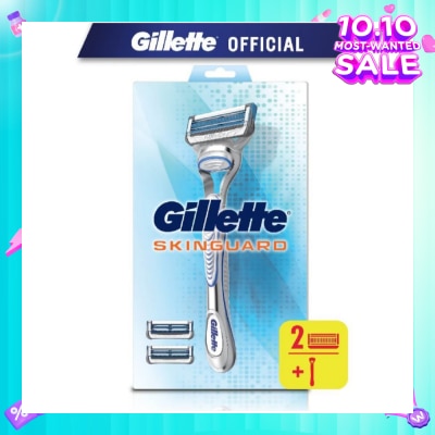 GILLETTE SkinGuard Razor 1s + Replacement Cartridge 1s