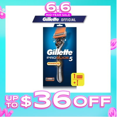 GILLETTE - ProGlide5 Powered Razor 1s + Replacement Cartridge 1s