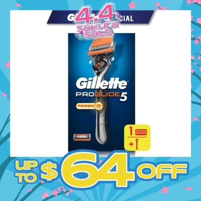 GILLETTE - ProGlide5 Powered Razor 1s + Replacement Cartridge 1s