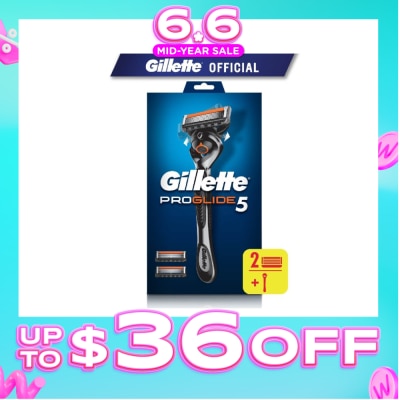 GILLETTE - ProGlide5 Razor 1s + Replacement Cartridge 2s