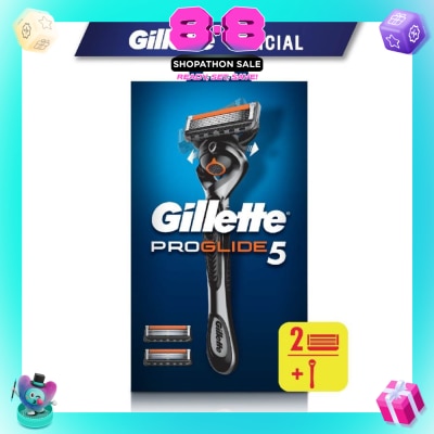GILLETTE - ProGlide5 Razor 1s + Replacement Cartridge 2s