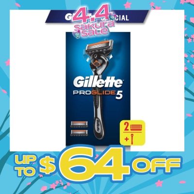 GILLETTE - ProGlide5 Razor 1s + Replacement Cartridge 2s