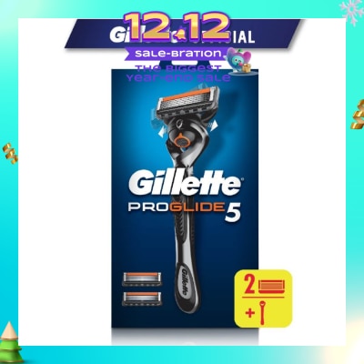 GILLETTE ProGlide5 Razor 1s + Replacement Cartridge 2s