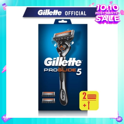 GILLETTE ProGlide5 Razor 1s + Replacement Cartridge 2s