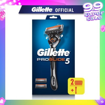 GILLETTE ProGlide5 Razor 1s + Replacement Cartridge 2s