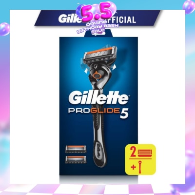GILLETTE - ProGlide5 Razor 1s + Replacement Cartridge 2s