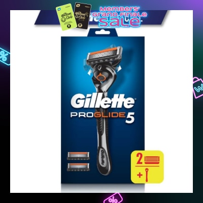 GILLETTE ProGlide5 Razor 1s + Replacement Cartridge 2s