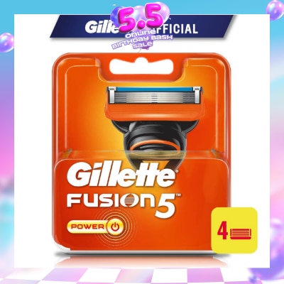 GILLETTE - Fusion5 Power Replacement Cartridge 4s