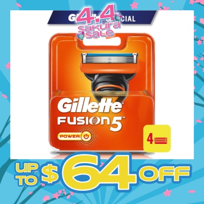 GILLETTE - Fusion5 Power Replacement Cartridge 4s