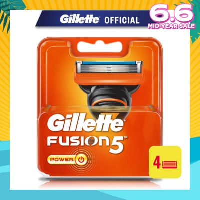 GILLETTE Fusion5 Power Replacement Cartridge 4s
