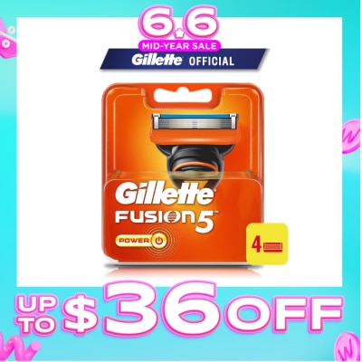 GILLETTE - Fusion5 Power Replacement Cartridge 4s