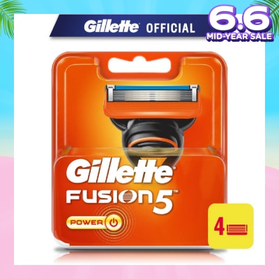 GILLETTE Fusion5 Power Replacement Cartridge 4s