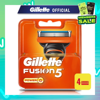 GILLETTE Fusion5 Power Replacement Cartridge 4s