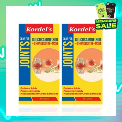 KORDEL'S Glucosamine 300 + Chondroitin + MSM 100s Twinpack