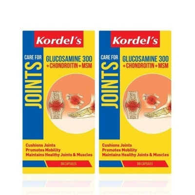 KORDEL'S Glucosamine 300 + Chondroitin + MSM 100s Twinpack