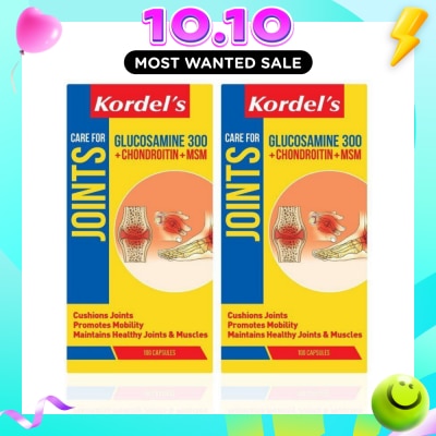 KORDEL'S Glucosamine 300 + Chondroitin + MSM 100s Twinpack image
