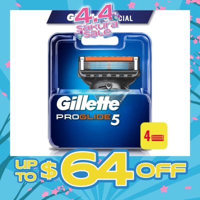 GILLETTE - ProGlide5 Replacement Cartridge 4s