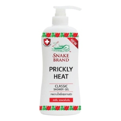 SNAKE BRAND Prickly Heat Classic Shower Gel (Reduce Itchy Rash & Nourish Skin) 450ml