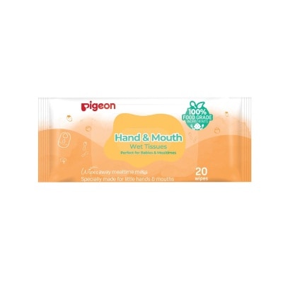 PIGEON - Hand And Mouth Wet Tissue 20s X 2
