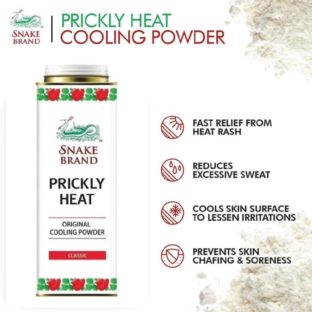 Prickly Heat Original Cooling Powder Classic (Prevent Skin Soreness) 280g