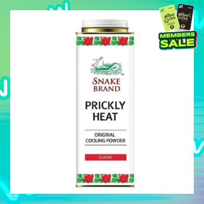 SNAKE BRAND Prickly Heat Original Cooling Powder Classic (Prevent Skin Soreness) 280g