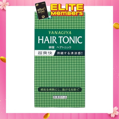 YANAGIYA Menthol Hair Tonic For Healthy Scalp 240ml