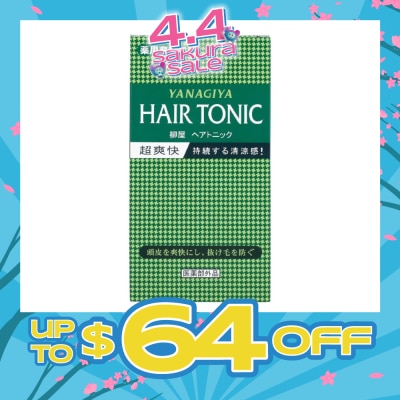 YANAGIYA - Menthol Hair Tonic For Healthy Scalp 240ml