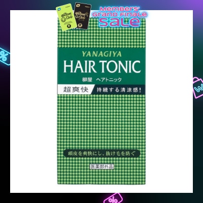 YANAGIYA Menthol Hair Tonic For Healthy Scalp 240ml